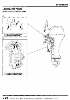 Honda BF15D BF20D Outboard Motors Shop Manual., Page 326