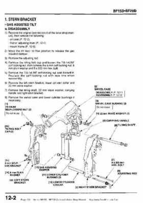 Honda BF15D BF20D Outboard Motors Shop Manual., Page 331
