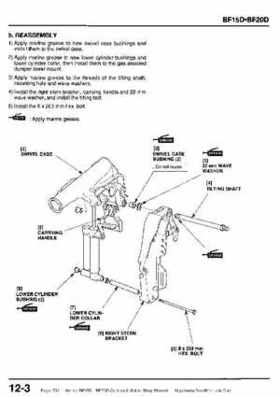 Honda BF15D BF20D Outboard Motors Shop Manual., Page 332