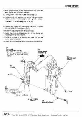 Honda BF15D BF20D Outboard Motors Shop Manual., Page 333