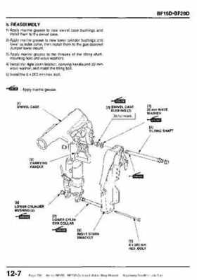 Honda BF15D BF20D Outboard Motors Shop Manual., Page 336