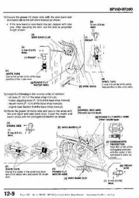 Honda BF15D BF20D Outboard Motors Shop Manual., Page 338