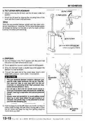 Honda BF15D BF20D Outboard Motors Shop Manual., Page 344