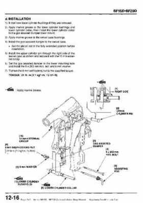 Honda BF15D BF20D Outboard Motors Shop Manual., Page 345
