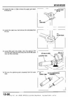 Honda BF15D BF20D Outboard Motors Shop Manual., Page 349