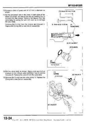Honda BF15D BF20D Outboard Motors Shop Manual., Page 353