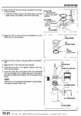 Honda BF15D BF20D Outboard Motors Shop Manual., Page 360