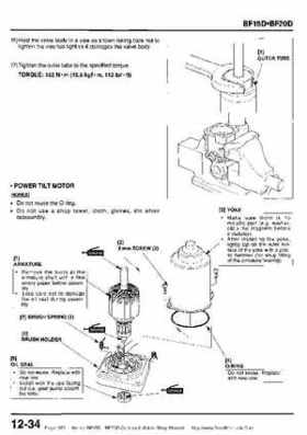 Honda BF15D BF20D Outboard Motors Shop Manual., Page 363