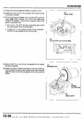 Honda BF15D BF20D Outboard Motors Shop Manual., Page 365