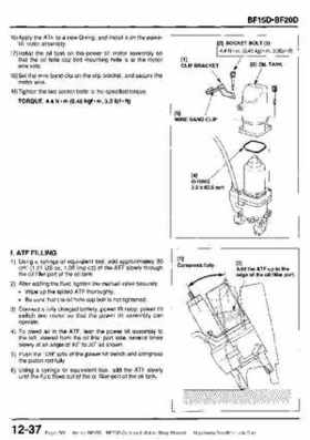 Honda BF15D BF20D Outboard Motors Shop Manual., Page 366