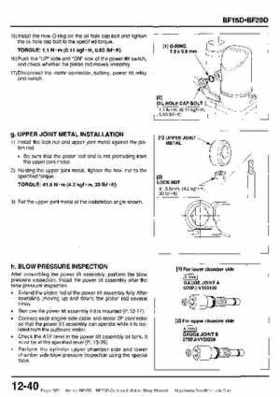 Honda BF15D BF20D Outboard Motors Shop Manual., Page 369