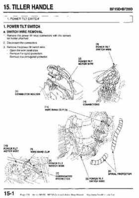 Honda BF15D BF20D Outboard Motors Shop Manual., Page 378
