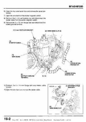 Honda BF15D BF20D Outboard Motors Shop Manual., Page 383