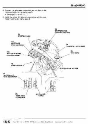Honda BF15D BF20D Outboard Motors Shop Manual., Page 386