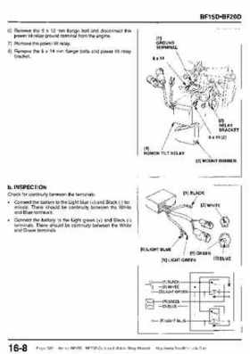 Honda BF15D BF20D Outboard Motors Shop Manual., Page 389