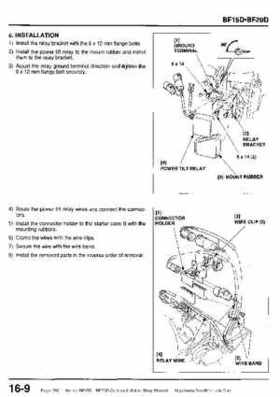 Honda BF15D BF20D Outboard Motors Shop Manual., Page 390
