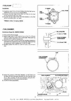 Honda BF15D BF20D Outboard Motors Shop Manual., Page 396