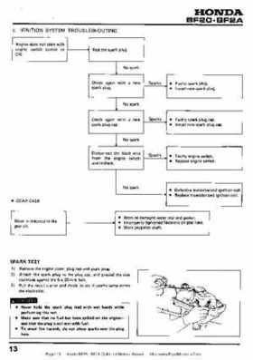 Honda BF20 BF2A Outboard Motors Manual, Page 13