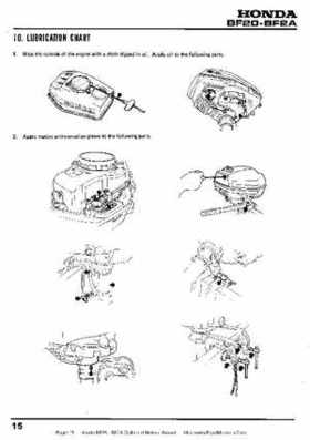 Honda BF20 BF2A Outboard Motors Manual, Page 15
