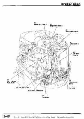 Honda BF200A BF225A Outboard Motors shop manual., Page 56