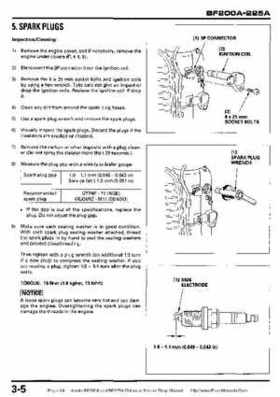 Honda BF200A BF225A Outboard Motors shop manual., Page 64