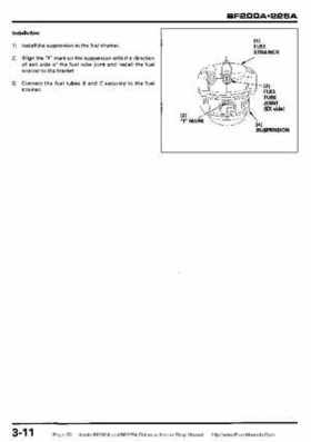 Honda BF200A BF225A Outboard Motors shop manual., Page 70