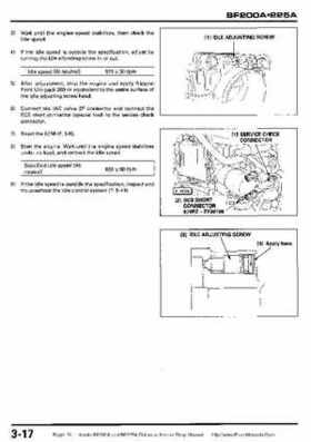 Honda BF200A BF225A Outboard Motors shop manual., Page 76