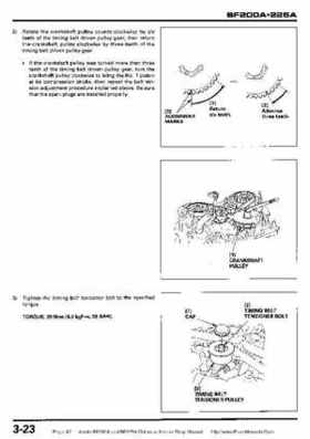 Honda BF200A BF225A Outboard Motors shop manual., Page 82