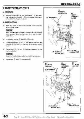 Honda BF200A BF225A Outboard Motors shop manual., Page 87