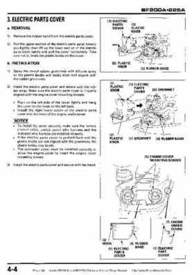 Honda BF200A BF225A Outboard Motors shop manual., Page 88