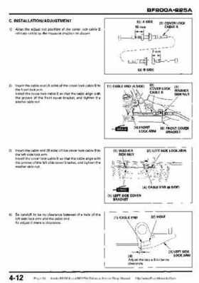 Honda BF200A BF225A Outboard Motors shop manual., Page 96