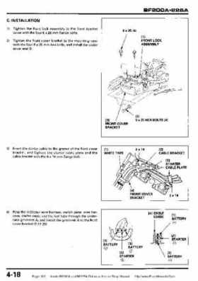 Honda BF200A BF225A Outboard Motors shop manual., Page 102