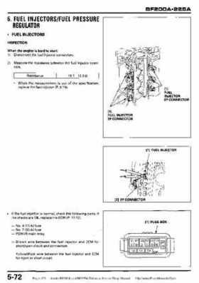 Honda BF200A BF225A Outboard Motors shop manual., Page 175