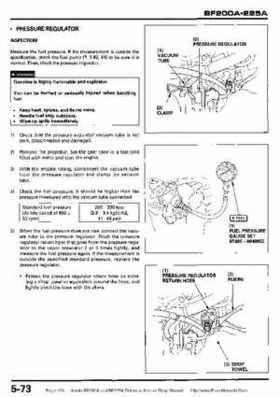 Honda BF200A BF225A Outboard Motors shop manual., Page 176