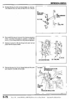 Honda BF200A BF225A Outboard Motors shop manual., Page 178