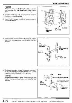 Honda BF200A BF225A Outboard Motors shop manual., Page 182