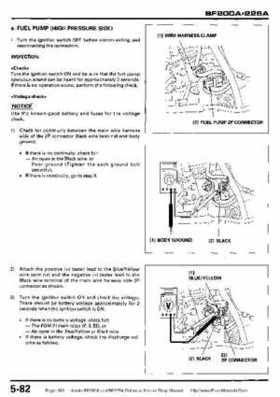 Honda BF200A BF225A Outboard Motors shop manual., Page 185