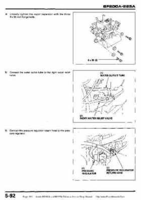 Honda BF200A BF225A Outboard Motors shop manual., Page 195