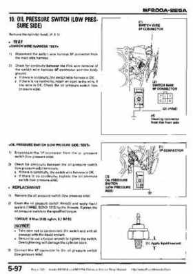 Honda BF200A BF225A Outboard Motors shop manual., Page 200
