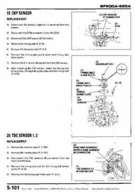 Honda BF200A BF225A Outboard Motors shop manual., Page 204