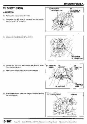 Honda BF200A BF225A Outboard Motors shop manual., Page 210