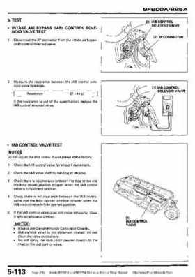 Honda BF200A BF225A Outboard Motors shop manual., Page 216