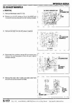 Honda BF200A BF225A Outboard Motors shop manual., Page 220