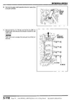 Honda BF200A BF225A Outboard Motors shop manual., Page 221