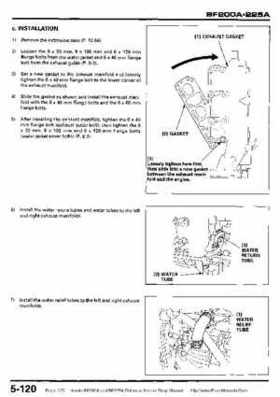 Honda BF200A BF225A Outboard Motors shop manual., Page 223
