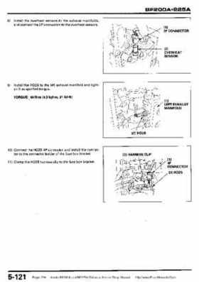 Honda BF200A BF225A Outboard Motors shop manual., Page 224