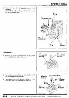 Honda BF200A BF225A Outboard Motors shop manual., Page 228