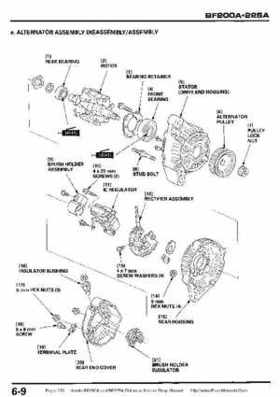 Honda BF200A BF225A Outboard Motors shop manual., Page 233