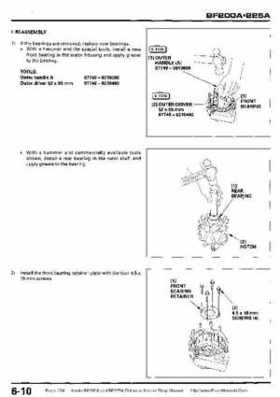 Honda BF200A BF225A Outboard Motors shop manual., Page 234