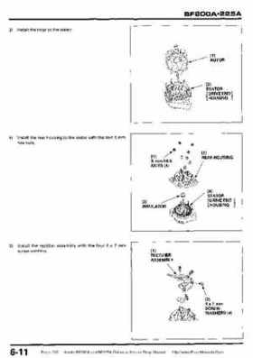 Honda BF200A BF225A Outboard Motors shop manual., Page 235